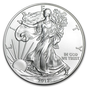 An American Silver Eagle Coin